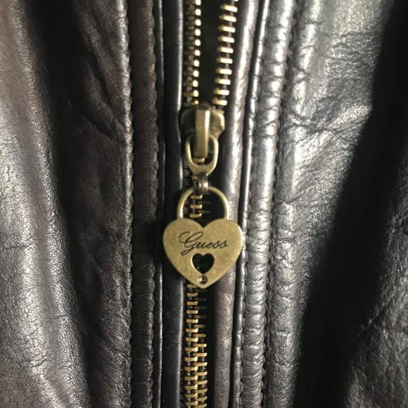 GUESS Leather Jacket - Picture 4 of 6
